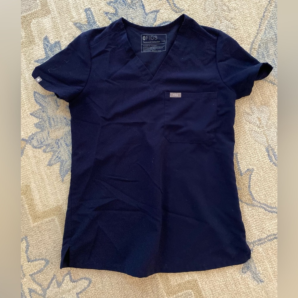 FIGS XXS scrub top
